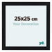 Como MDF Photo Frame 25x25cm Black Matte Front Size | Yourdecoration.co.uk