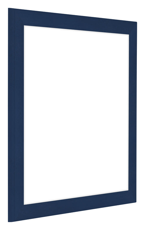 Como MDF Photo Frame 25x25cm Dark Blue Swept Front Oblique | Yourdecoration.co.uk