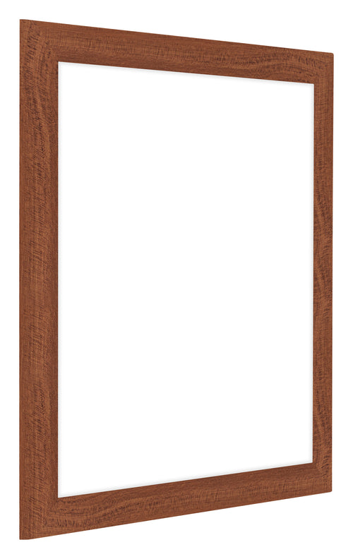 Como MDF Photo Frame 25x25cm Walnut Front Oblique | Yourdecoration.co.uk