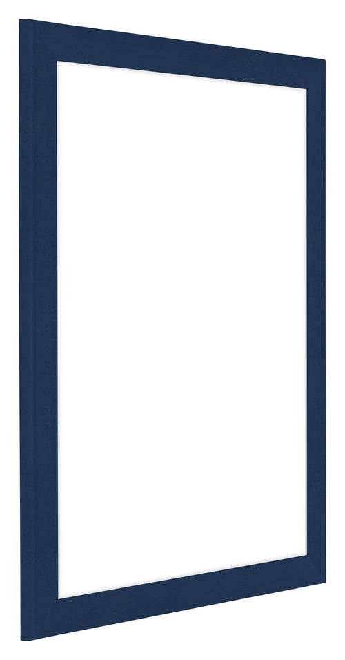 Como MDF Photo Frame 25x30cm Dark Blue Swept Front Oblique | Yourdecoration.co.uk