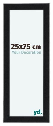 Como MDF Photo Frame 25x75cm Black Matte Front Size | Yourdecoration.co.uk