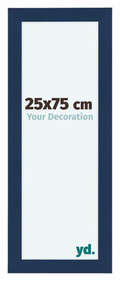 Como MDF Photo Frame 25x75cm Dark Blue Swept Front Size | Yourdecoration.co.uk