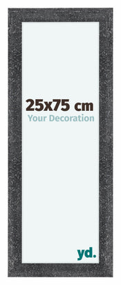 Como MDF Photo Frame 25x75cm Gray Swept Front Size | Yourdecoration.co.uk