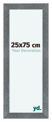 Como MDF Photo Frame 25x75cm Iron Swept Front Size | Yourdecoration.co.uk