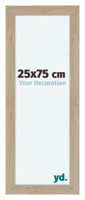 Como MDF Photo Frame 25x75cm Oak Light Front Size | Yourdecoration.co.uk