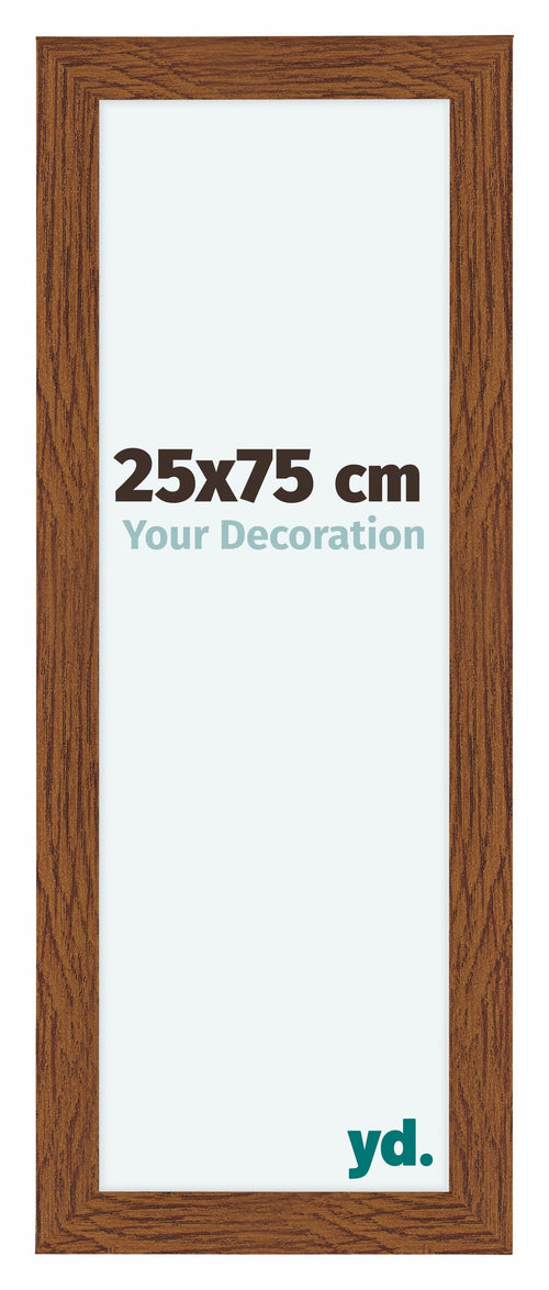 Como MDF Photo Frame 25x75cm Oak Rustic Front Size | Yourdecoration.co.uk