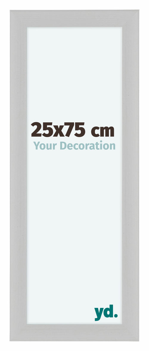 Como MDF Photo Frame 25x75cm White Woodgrain Front Size | Yourdecoration.co.uk