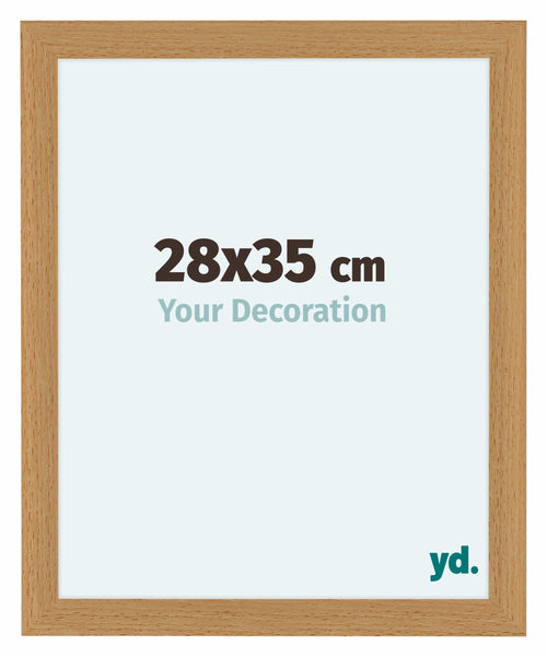 Como MDF Photo Frame 28x35cm Beech Front Size | Yourdecoration.co.uk