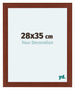 Como MDF Photo Frame 28x35cm Cherry Front Size | Yourdecoration.co.uk