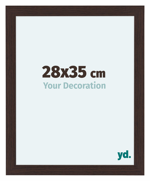 Como MDF Photo Frame 28x35cm Oak Dark Front Size | Yourdecoration.co.uk