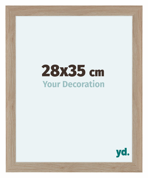 Como MDF Photo Frame 28x35cm Oak Light Front Size | Yourdecoration.co.uk