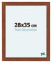 Como MDF Photo Frame 28x35cm Walnut Front Size | Yourdecoration.co.uk