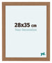 Como MDF Photo Frame 28x35cm Walnut Light Front Size | Yourdecoration.co.uk