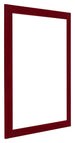 Como MDF Photo Frame 28x35cm Wine Red Swept Front Oblique | Yourdecoration.co.uk