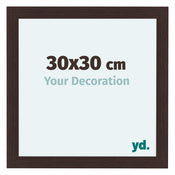 Como MDF Photo Frame 30x30cm Oak Dark Front Size | Yourdecoration.co.uk