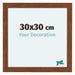 Como MDF Photo Frame 30x30cm Oak Rustic Front Size | Yourdecoration.co.uk