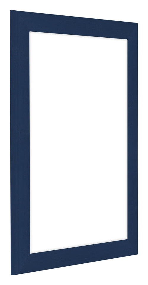 Como MDF Photo Frame 30x40cm Dark Blue Swept Front Oblique | Yourdecoration.co.uk