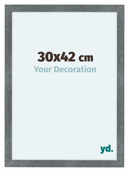 Como MDF Photo Frame 30x42cm Iron Swept Front Size | Yourdecoration.co.uk