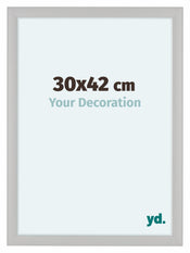 Como MDF Photo Frame 30x42cm White Woodgrain Front Size | Yourdecoration.co.uk