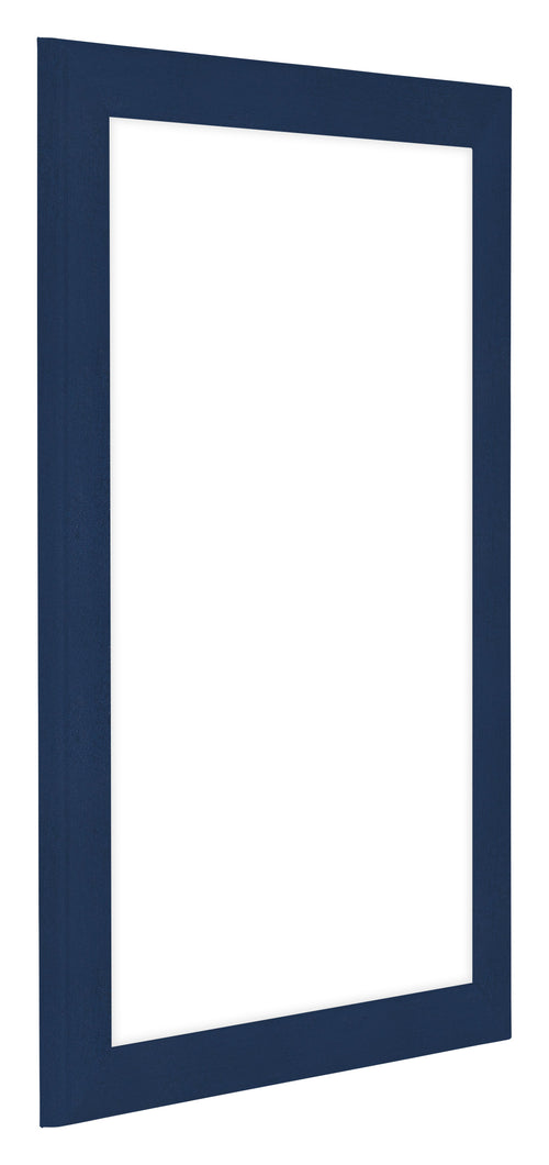 Como MDF Photo Frame 30x45cm Dark Blue Swept Front Oblique | Yourdecoration.co.uk