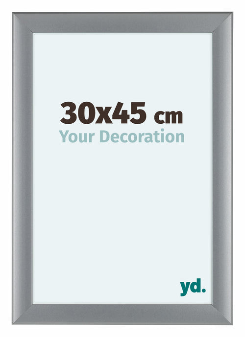 Como MDF Photo Frame 30x45cm Silver Matte Front Size | Yourdecoration.co.uk