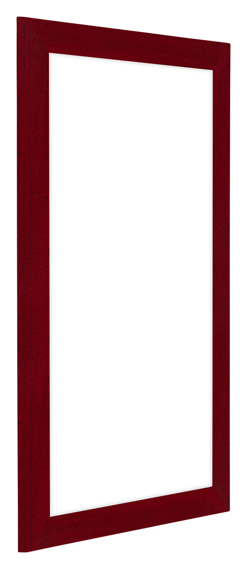 Como MDF Photo Frame 30x50cm Wine Red Swept Front Oblique | Yourdecoration.co.uk