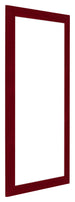 Como MDF Photo Frame 30x60cm Wine Red Swept Front Oblique | Yourdecoration.co.uk