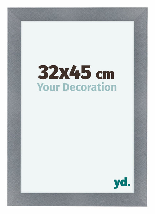 Como MDF Photo Frame 32x45cm Alumium Brushed Front Size | Yourdecoration.co.uk