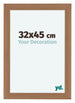 Como MDF Photo Frame 32x45cm Walnutt Light Front Size | Yourdecoration.co.uk