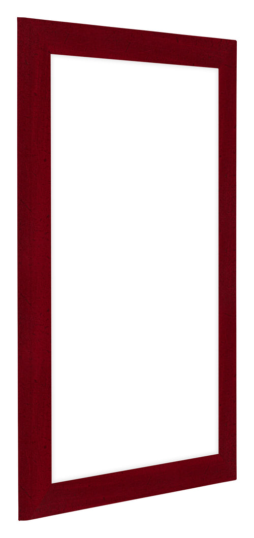 Como MDF Photo Frame 32x45cm Wine Red Swept Front Oblique | Yourdecoration.co.uk