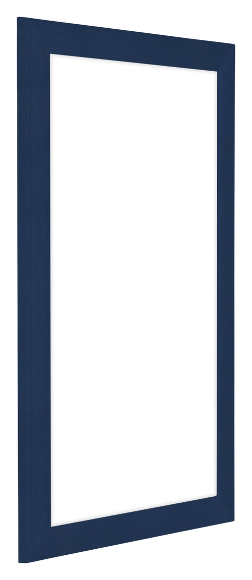 Como MDF Photo Frame 33x48cm Dark Blue Swept Front Oblique | Yourdecoration.co.uk