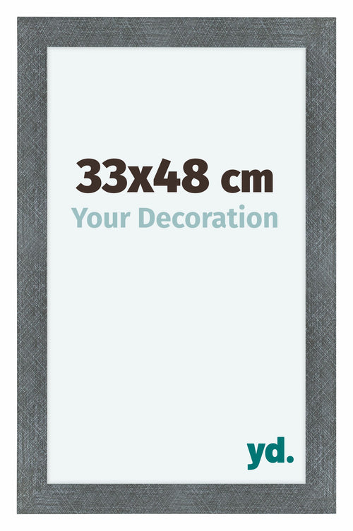 Como MDF Photo Frame 33x48cm Iron Swept Front Size | Yourdecoration.co.uk