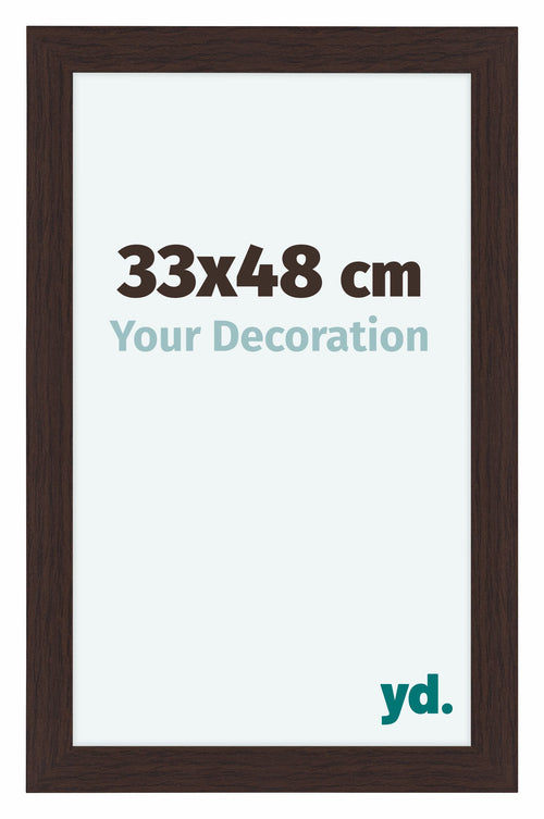 Como MDF Photo Frame 33x48cm Oak Dark Front Size | Yourdecoration.co.uk