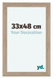 Como MDF Photo Frame 33x48cm Oak Light Front Size | Yourdecoration.co.uk