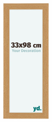 Como MDF Photo Frame 33x98cm Beech Front Size | Yourdecoration.co.uk