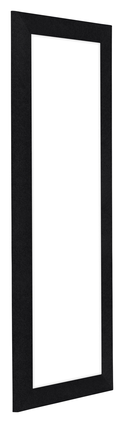 Como MDF Photo Frame 33x98cm Black Matte Front Oblique | Yourdecoration.co.uk