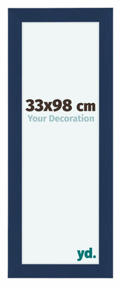 Como MDF Photo Frame 33x98cm Dark Blue Swept Front Size | Yourdecoration.co.uk