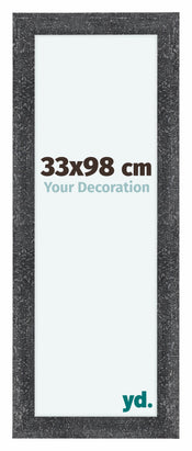 Como MDF Photo Frame 33x98cm Gray Swept Front Size | Yourdecoration.co.uk
