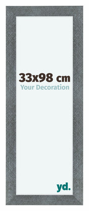 Como MDF Photo Frame 33x98cm Iron Swept Front Size | Yourdecoration.co.uk