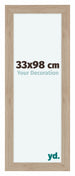 Como MDF Photo Frame 33x98cm Oak Light Front Size | Yourdecoration.co.uk