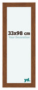 Como MDF Photo Frame 33x98cm Oak Rustic Front Size | Yourdecoration.co.uk