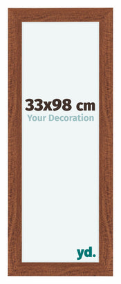 Como MDF Photo Frame 33x98cm Walnut Front Size | Yourdecoration.co.uk