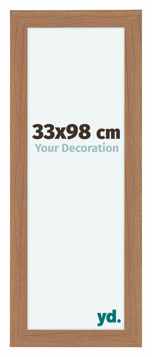 Como MDF Photo Frame 33x98cm Walnutt Light Front Size | Yourdecoration.co.uk