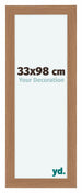 Como MDF Photo Frame 33x98cm Walnutt Light Front Size | Yourdecoration.co.uk