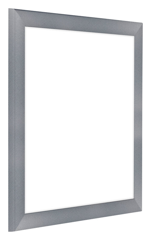 Como MDF Photo Frame 35x35cm Aluminium Brushed Front Oblique | Yourdecoration.co.uk