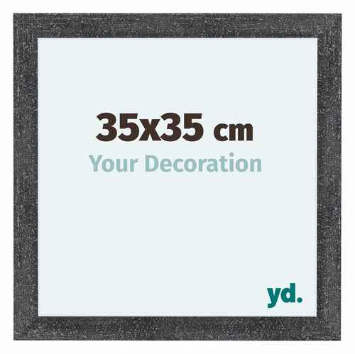 Como MDF Photo Frame 35x35cm Gray Swept Front Size | Yourdecoration.co.uk