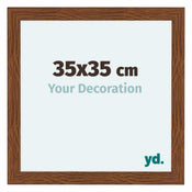 Como MDF Photo Frame 35x35cm Oak Rustic Front Size | Yourdecoration.co.uk