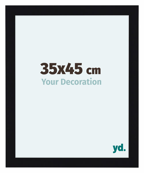 Como MDF Photo Frame 35x45cm Black High Gloss Front Size | Yourdecoration.co.uk