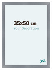 Como MDF Photo Frame 35x50cm Aluminium Brushed Front Size | Yourdecoration.co.uk