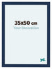 Como MDF Photo Frame 35x50cm Dark Blue Swept Front Size | Yourdecoration.co.uk